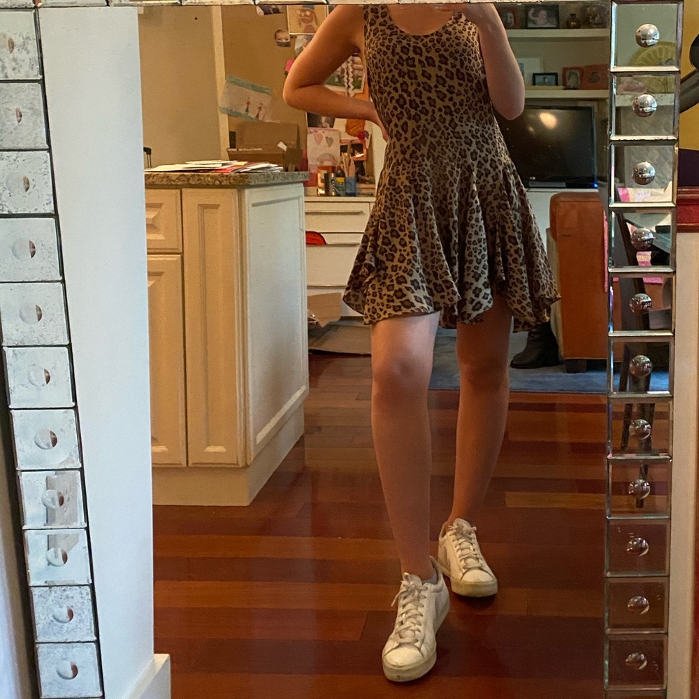 OPENING CEREMONY leopard slip dress